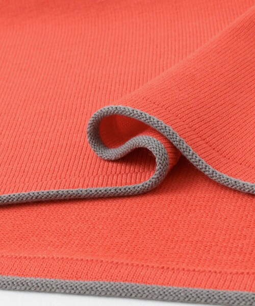 URBAN RESEARCH DOORS（アーバンリサーチドアーズ）の「ウーステッドヤーン配色ニット(KIDS)（ニット/セーター・キッズ・OFF×NAVY/ORANGE・105/120/135）」の22枚目の写真
