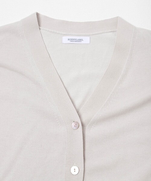 URBAN RESEARCH Sonny Label（アーバンリサーチサニーレーベル）の「クールミストフレンチニットカーディガン（カーディガン/ボレロ・レディース・ブラック/L.グレー/モカグレー・Free）」の21枚目の写真