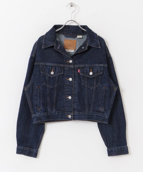 URBAN RESEARCH（アーバンリサーチ）の「Levi’s　SHRUNKEN 90S TRUCKER（デニムジャケット・レディース・L INDIGO/D INDIGO・S）」の2枚目の写真