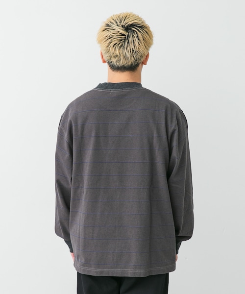 URBAN RESEARCH DOORS(アーバンリサーチドアーズ)の「L.L.Bean JAPAN EDITION UNION LONG SLEEVE STRIPE T-SHIRTS(Tシャツ/カットソー・メンズ・CCL×GREEN/BIRCH×NVY/BRN×YLW/NVY×CLOUD/SCA×NAVY・M/L/XL)」の7枚目の写真