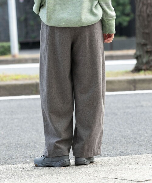 EKAL（エカル）の「ウールツィードパンツ（その他パンツ・レディース・モカグレー/ブラック・One）」の18枚目の写真