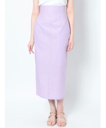 LAGUNAMOON | カラーハイウエストIラインスカート(スカート)