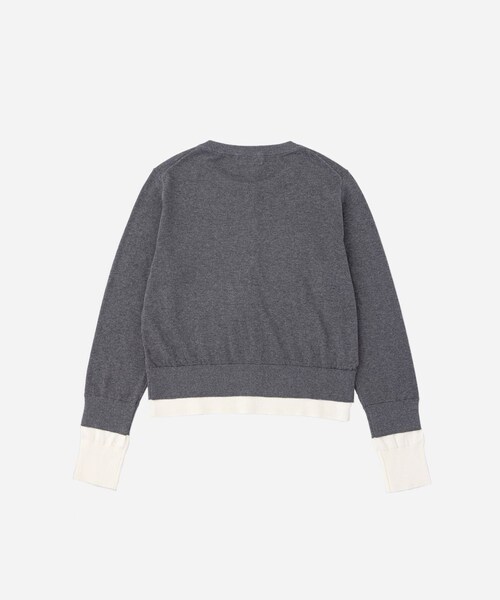 Saturdays NYC(サタデーズ ニューヨークシティ )の「Halle Double Layer Cardigan | WOMEN(カーディガン/ボレロ・レディース・ブラック/グレー/キャメル・L/M/S)」の20枚目の写真