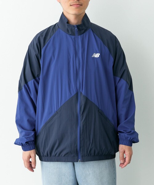 URBAN RESEARCH Sonny Label（アーバンリサーチサニーレーベル）の「NEW BALANCE　スポーツレガシージャケット（テーラードジャケット・メンズ・キャッスルロック/NBネイビー・M/L）」の9枚目の写真
