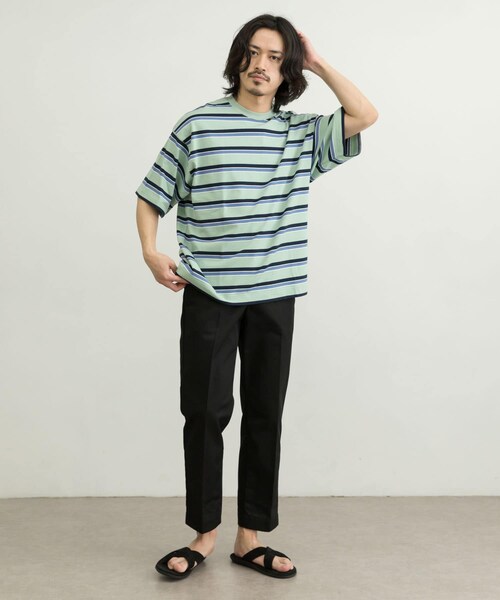 URBAN RESEARCH（アーバンリサーチ）の「JP MADE CHINO TROUSER（チノパンツ・メンズ・YELLOW/SAND BEIGE/KHAKI/BLACK/CHARCOAL・S/M/L/XL）」の12枚目の写真