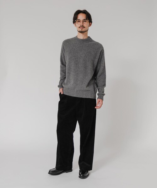 URBAN RESEARCH（アーバンリサーチ）の「FOX CASHMERE CREW-NECK KNIT（ニット/セーター・メンズ・GREGE/D GREEN/BROWN/GRAY・M/L）」の9枚目の写真