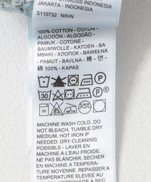 URBAN RESEARCH DOORS(アーバンリサーチドアーズ)の「Levi’s TYPE 1 TRUCKER(デニムジャケット・メンズ・Indigo/Black・S/M/L/XL)」の19枚目の写真