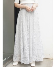 MERCURYDUO | コード刺繍フレアスカート(スカート)