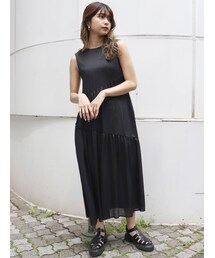 MURUA | ノースリーブギャザーワンピース(ワンピース)