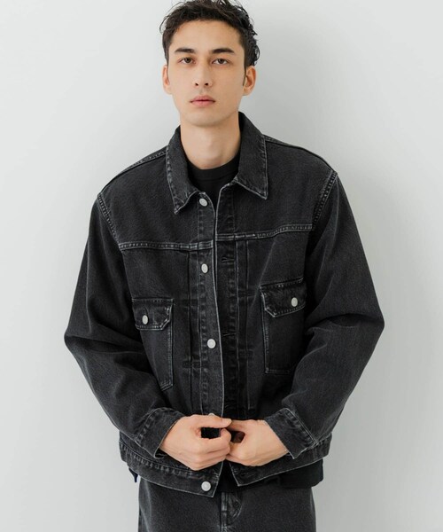URBAN RESEARCH(アーバンリサーチ)の「13.5oz DENIM TYPE 2nd JACKET(デニムジャケット・メンズ・INDIGO/LT INDIGO/BLACK・S/M/L)」の7枚目の写真