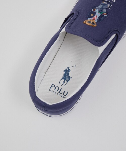 JUNRED（ジュンレッド）の「POLO RALPHLAUREN / Keaton Polo ベア スリップオン スニーカー（スリッポン・メンズ・ネイビー・9.5/8.5/7.5）」の11枚目の写真