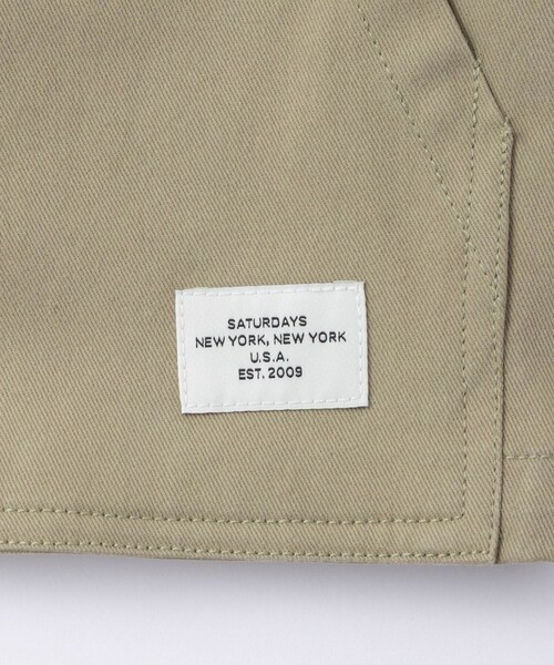 Saturdays NYC（サタデーズ ニューヨークシティ ）の「Harrison Washed Blouson（ブルゾン・レディース・ブラック/ベージュ・L/M/S）」の13枚目の写真