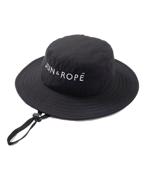ROPE'(ロペ)の「ロゴ入りバケットハット(ハット・レディース・ブラック/ホワイト/ベージュ・L/M/F)」の21枚目の写真