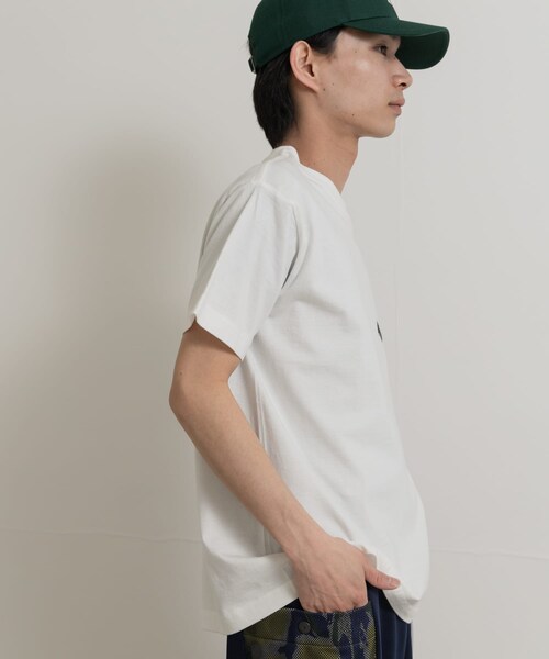 THE GOODLAND MARKET（ザグッドランドマーケット）の「That’s　RE the Tee-NOWAR（Tシャツ/カットソー・メンズ・WH/GRN・M/L/XL）」の8枚目の写真