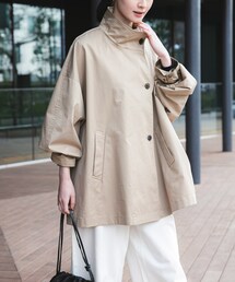URBAN RESEARCH | スタンドカラーミドル丈トレンチコート(ステンカラーコート)