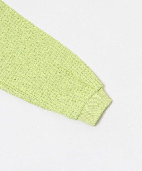 THE GOODLAND MARKET（ザグッドランドマーケット）の「SEAGREEN　BIG WAFFLE CARDIGAN（カーディガン/ボレロ・レディース・GREEN/BROWN/CREAM/ROYAL・1/2）」の18枚目の写真