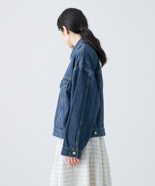 かぐれ（カグレ）の「HARi　WIDE SLEEVE DENIM JACKET（デニムジャケット・レディース・USED・2）」の12枚目の写真