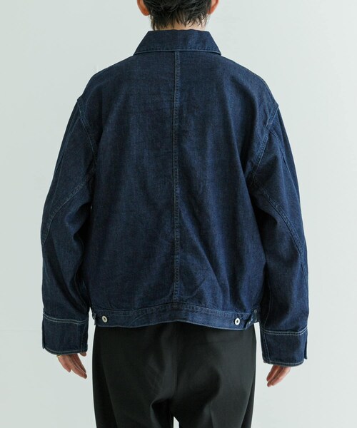 URBAN RESEARCH（アーバンリサーチ）の「blurhmsROOTSTOCK　Light oz Denim ZIP Work Jacket（デニムジャケット・メンズ・INDIGO・2/3）」の9枚目の写真