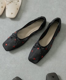 SENSE OF PLACE by URBAN RESEARCH | ハートチュールフラットシューズ(バレエシューズ)