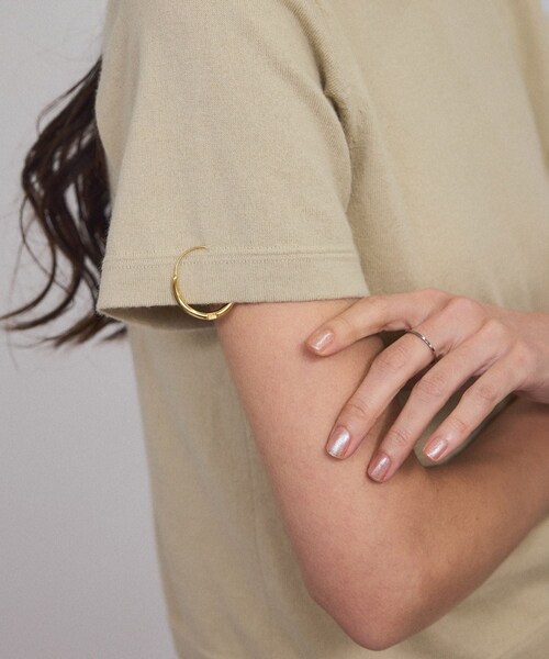 ADAM ET ROPE'（アダムエロペ）の「【AXEP（アクセップ）】HOOP L gold（ブローチ/コサージュ・レディース・ゴールド・F）」の17枚目の写真