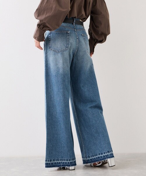 VIS(ビス)の「バギーワイドデニムパンツ(デニムパンツ・レディース・ブラック系/ブルー系・M/S/SS)」の16枚目の写真