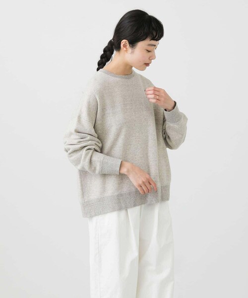 かぐれ（カグレ）の「コットンリヨセルスウェットプルオーバー（スウェット・レディース・L/GRAY/OATMEAL/CHARCOAL・FREE）」の11枚目の写真