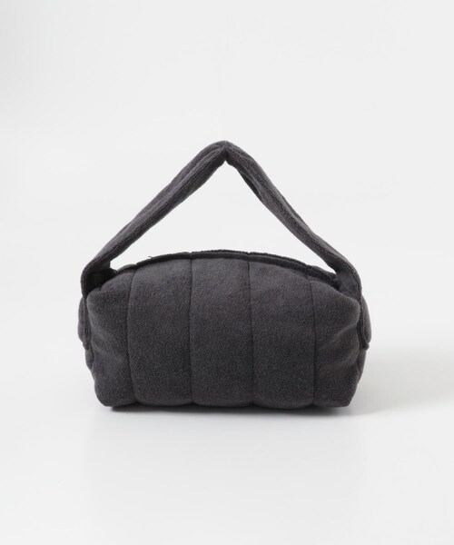 KBF（ケイビーエフ）の「パイルミニBAG（ハンドバッグ・レディース・CHARCOAL/PINK・One）」の9枚目の写真