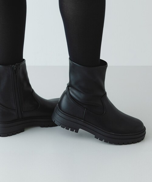 RODE SKO（ロデスコ）の「撥水ストレッチブーツ（ブーツ・レディース・DARK BROWN/BLACK・36/37/38）」の7枚目の写真