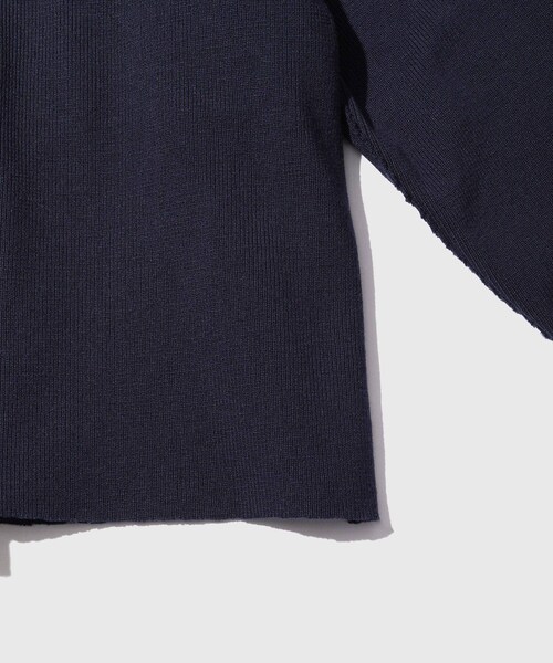 ADAM ET ROPE'(アダムエロペ)の「【CAMIEL FORTGENS/カミエル フォートヘンス】ZIP UP KNIT(ニット/セーター・メンズ・ネイビー・S/XS)」の8枚目の写真