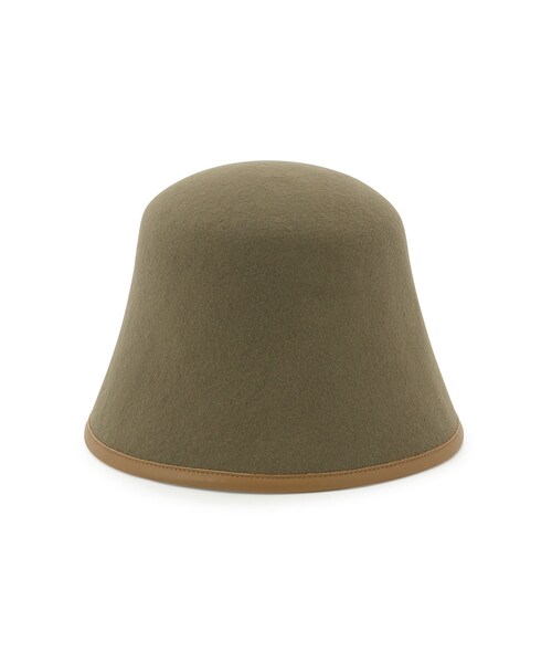 ROPE' PICNIC(ロペピクニック)の「フェルトダウンハット(ハット・レディース・ベージュ/ブラック・F)」の4枚目の写真