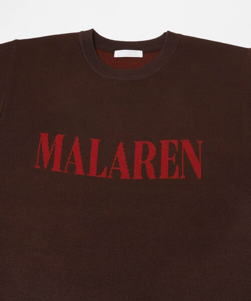 SENSE OF PLACE by URBAN RESEARCH（センスオブプレイスバイアーバンリサーチ）の「ロゴグラフィッククルーネックニット（ニット/セーター・メンズ・BLACK/BROWN/GREIGE・M/L）」の21枚目の写真