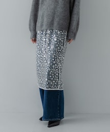 URBAN RESEARCH | スパンコールチュールレイヤードスカート(スカート)