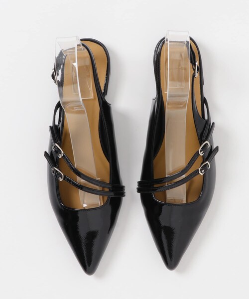 SENSE OF PLACE by URBAN RESEARCH（センスオブプレイスバイアーバンリサーチ）の「『軽量/消臭/抗菌』ベルトデザインミュール（パンプス・レディース・SILVER/BLACK・S/M/L）」の12枚目の写真