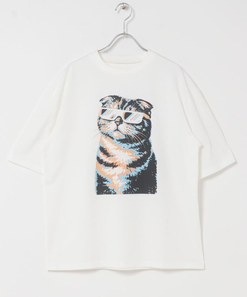 ITEMS URBANRESEARCH(アイテムズ アーバンリサーチ)の「『接触冷感/吸水速乾/UVカット』ANIMAL IN SHADES プリントTシャツ(Tシャツ/カットソー・メンズ・CAT/BEAR/KOALA・M/L)」の11枚目の写真