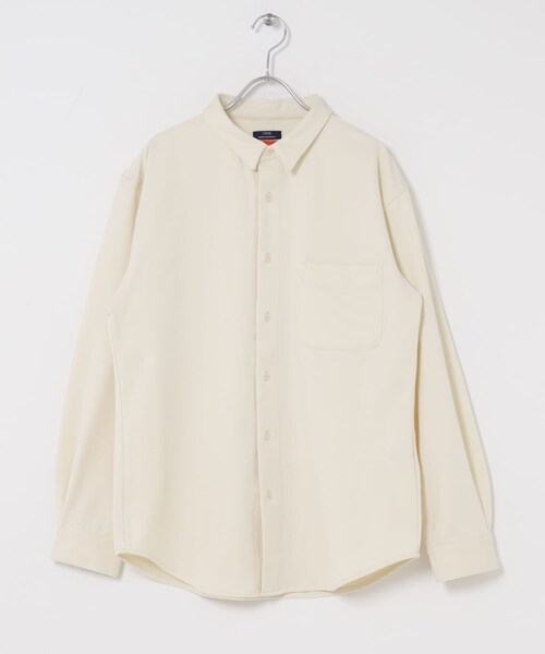 ITEMS URBANRESEARCH(アイテムズ アーバンリサーチ)の「360°stretchカットソーシャツ(シャツ/ブラウス・メンズ・OFF/DARK NAVY・M/L)」の11枚目の写真