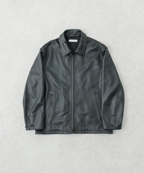 URBAN RESEARCH（アーバンリサーチ）の「LAMB LEATHER SPORTS JACKET（その他アウター・メンズ・BLACK・M/L）」の4枚目の写真
