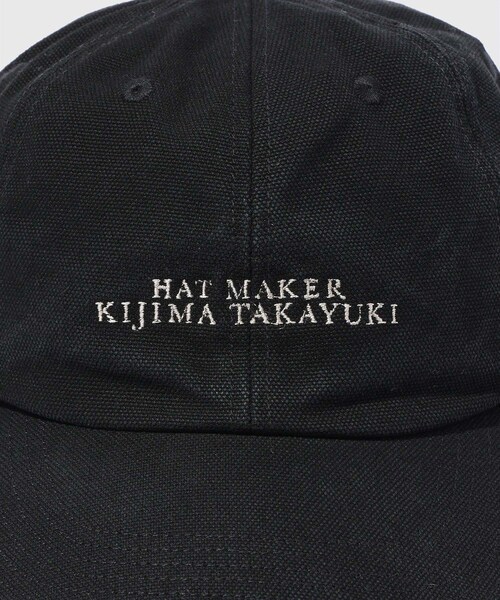 ADAM ET ROPE'(アダムエロペ)の「【KIJIMA TAKAYUKI/キジマ タカユキ】DUCK SULFER DYED 6PANEL CAP(キャップ・メンズ・ブラック/ブラウン・F)」の6枚目の写真