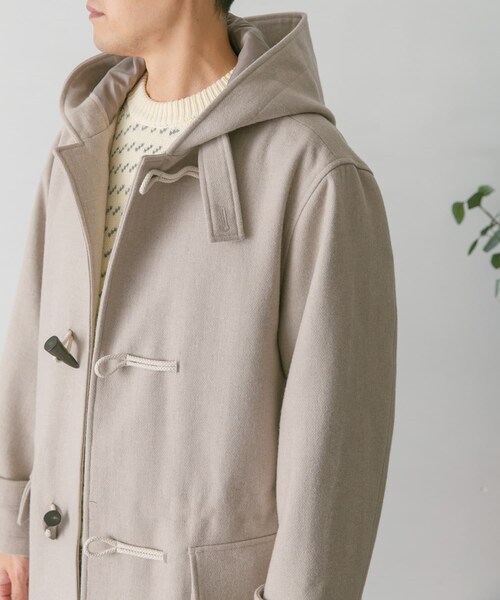 URBAN RESEARCH DOORS（アーバンリサーチドアーズ）の「JAPAN FABRIC ダッフルコート（ダッフルコート・メンズ・GREEN/D.NAVY/GREIGE・M/L）」の15枚目の写真