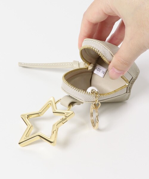 RODE SKO（ロデスコ）の「『別注』Hashibami×RODESKO　スターキーチャーム（キーケース/キーアクセサリー・レディース・GRAY/ECRU/ASH BLUE・one）」の9枚目の写真