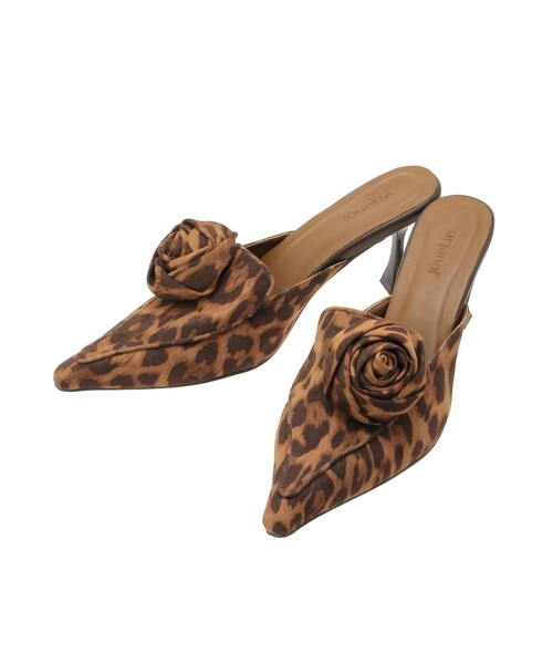 jouetie（ジュエティ）の「ローズモチーフパターンミュール（その他シューズ・レディース・ブラック/ブラウン・M/L）」の7枚目の写真