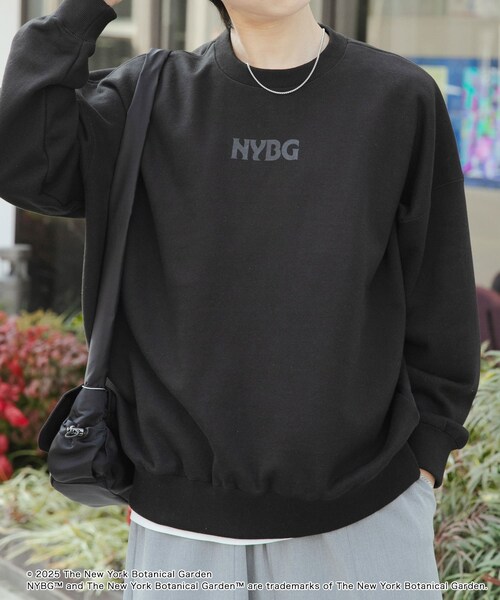 SENSE OF PLACE by URBAN RESEARCH(センスオブプレイスバイアーバンリサーチ)の「NYBG クルーネックルーズスウェットA(スウェット・メンズ・GREEN/WHITE/BLACK・M/L)」の20枚目の写真