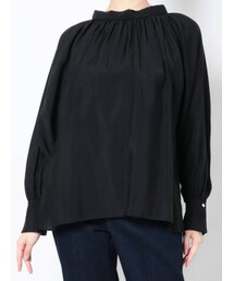 LAGUNAMOON | ロールネックバイカラーボタンブラウス(シャツ/ブラウス)