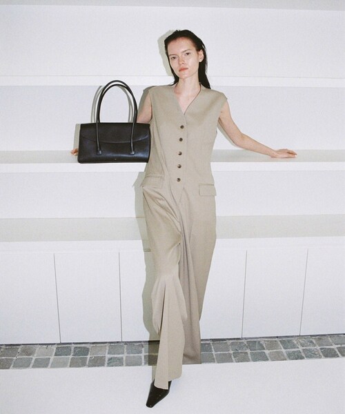 ADAM ET ROPE'（アダムエロペ）の「【PFT】Flap P Tote Bag（トートバッグ・レディース・ブラック/カーキ系・F）」の6枚目の写真