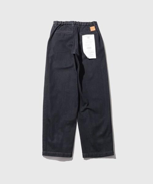 ADAM ET ROPE'(アダムエロペ)の「13oz デニムワイドイージーパンツ / ADAM ET ROPE' JEANS(デニムパンツ・メンズ・ブラック系/ネイビー・L/M/S)」の18枚目の写真