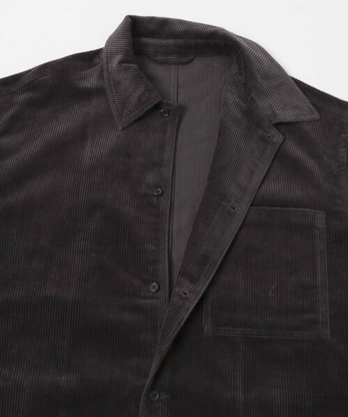 URBAN RESEARCH DOORS(アーバンリサーチドアーズ)の「FORK&SPOON コーデュロイカバーオールジャケット(カバーオール・メンズ・ECRU/CHARCOAL/BROWN・4/5)」の9枚目の写真