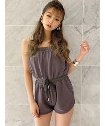 GYDA | スウェットベアロンパース(つなぎ/オールインワン)