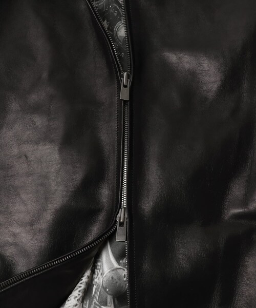URBAN RESEARCH（アーバンリサーチ）の「『別注』semoh×URBAN RESEARCH　Horse Leather Jacket（テーラードジャケット・メンズ・BLACK・2/3）」の14枚目の写真