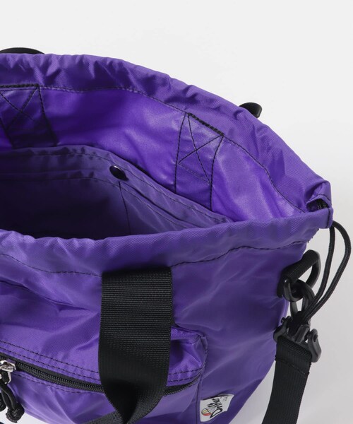 URBAN RESEARCH Sonny Label（アーバンリサーチサニーレーベル）の「DRIFTER　HANDLE POCKET TOTE（トートバッグ・レディース・BLACK/AMETHYST・One）」の14枚目の写真