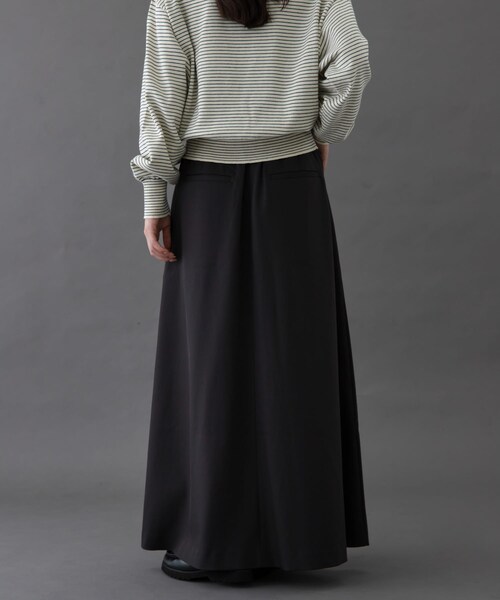 URBAN RESEARCH DOORS（アーバンリサーチドアーズ）の「FORK&SPOON　バックゴムフレアスカート（スカート・レディース・CHARCOAL/TAUPE・1/2）」の9枚目の写真