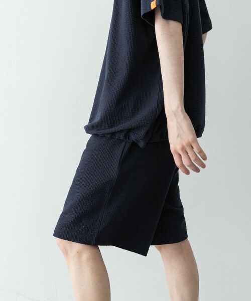 URBAN RESEARCH Sonny Label（アーバンリサーチサニーレーベル）の「カットシアサッカーショートパンツ（その他パンツ・メンズ・ブラック/ネイビー・M/L）」の19枚目の写真